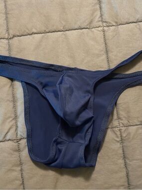 Muscleskins Navy Blue Swim Brief (Size Large)